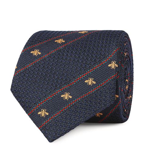 gucci bee necktie|gucci snake tie blue.